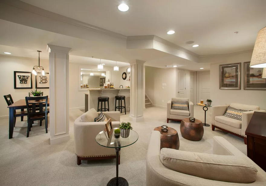 Basement Interior Design And Remodeling Ideas.