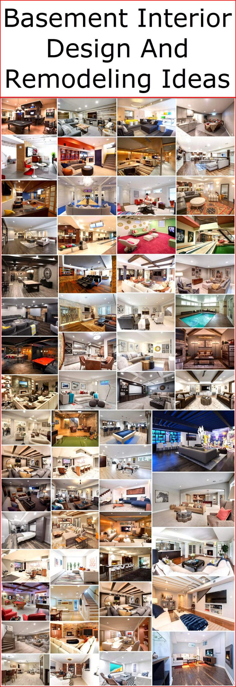 Basement Interior Design And Remodeling Ideas | Interior Designing Home