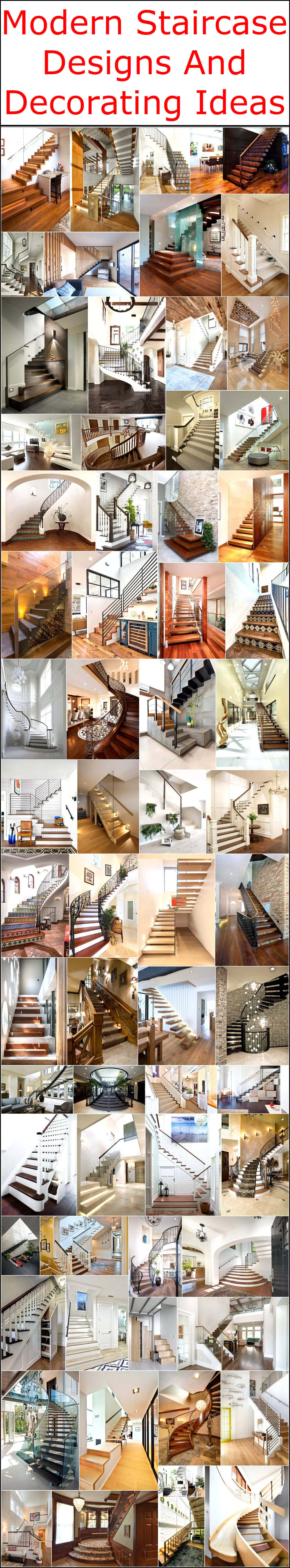 Modern Staircase Designs And Decorating Ideas