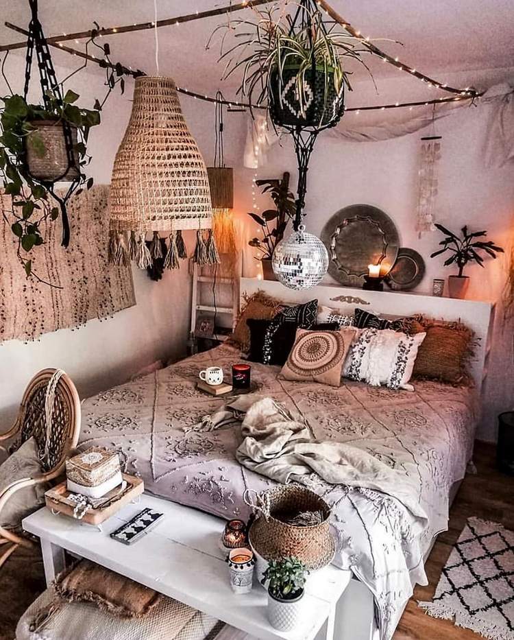 bohemian interior decor designs (34)