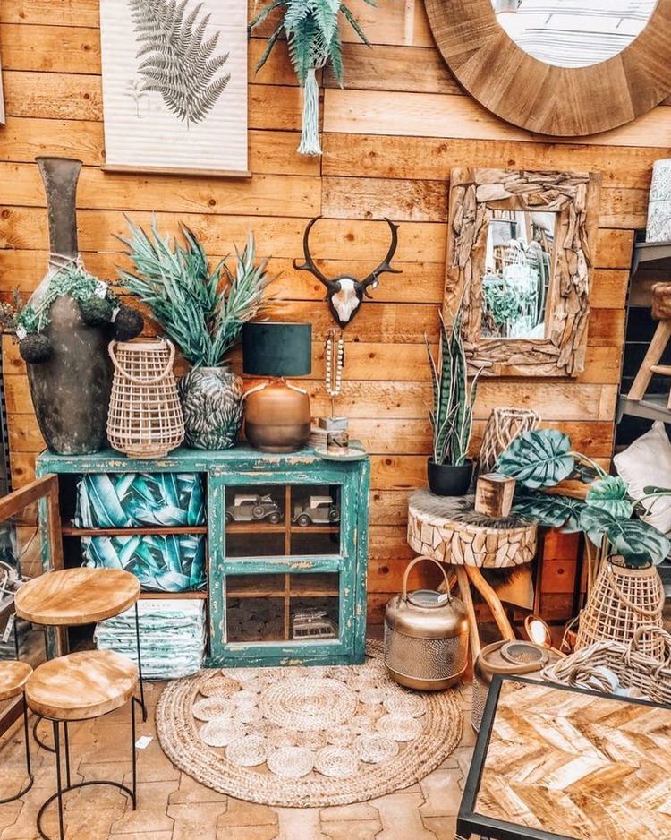 bohemian interior decor designs (41)