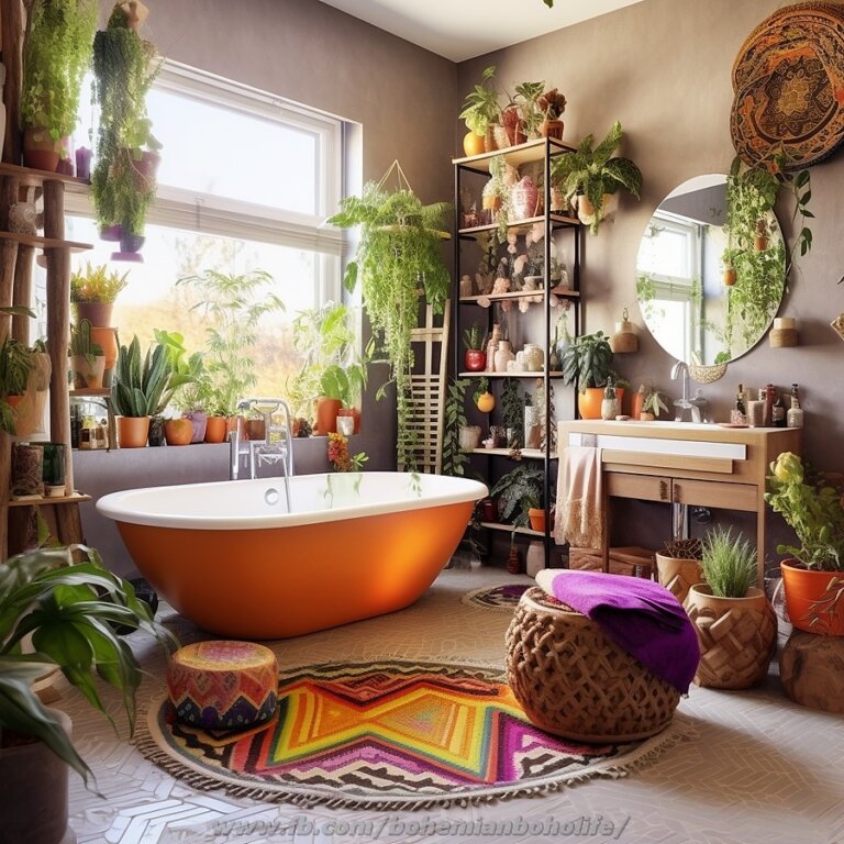 Bathroom Interior Design Ideas With Bohemian Style Decor | Interior ...
