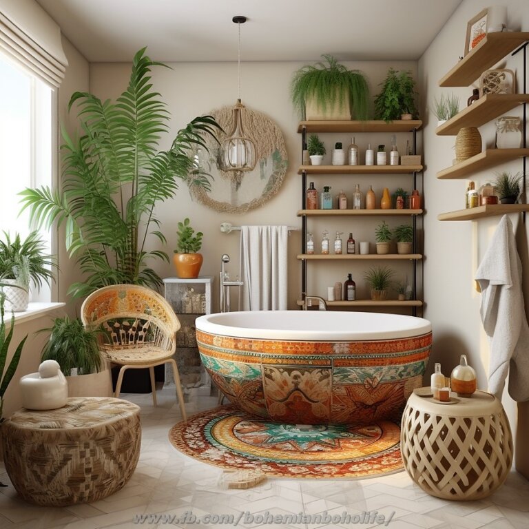 Bathroom Interior Design Ideas With Bohemian Style Decor | Interior ...