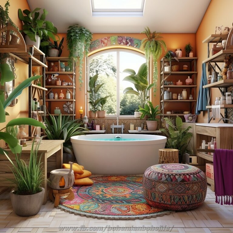 Bathroom Interior Design Ideas With Bohemian Style Decor | Interior ...