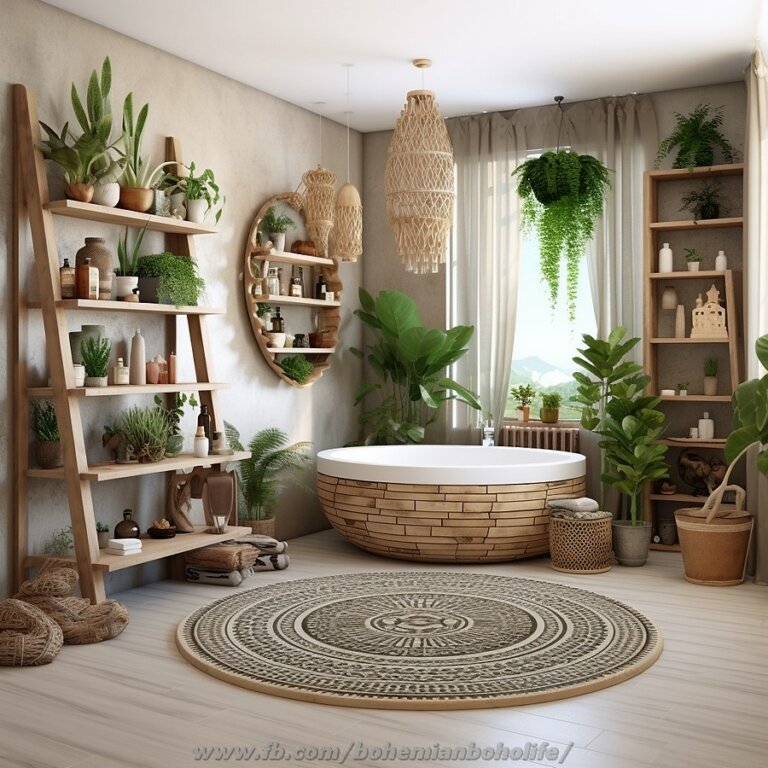 Bathroom Interior Design Ideas With Bohemian Style Decor | Interior ...
