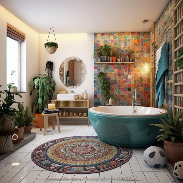 Bathroom Interior Design Ideas With Bohemian Style Decor | Interior ...
