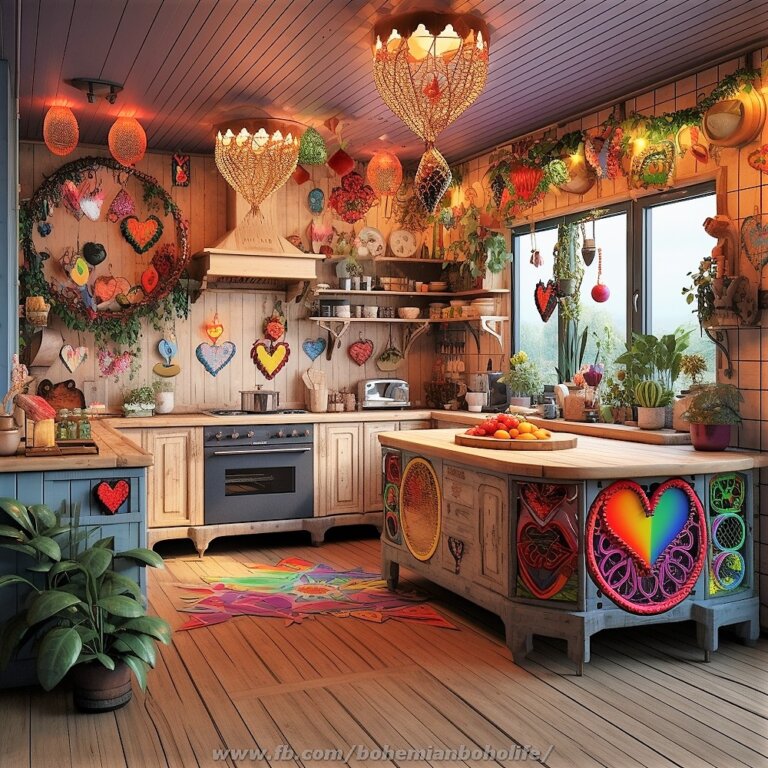 Kitchen Interior Design Ideas with Boho Style Decor | Interior ...