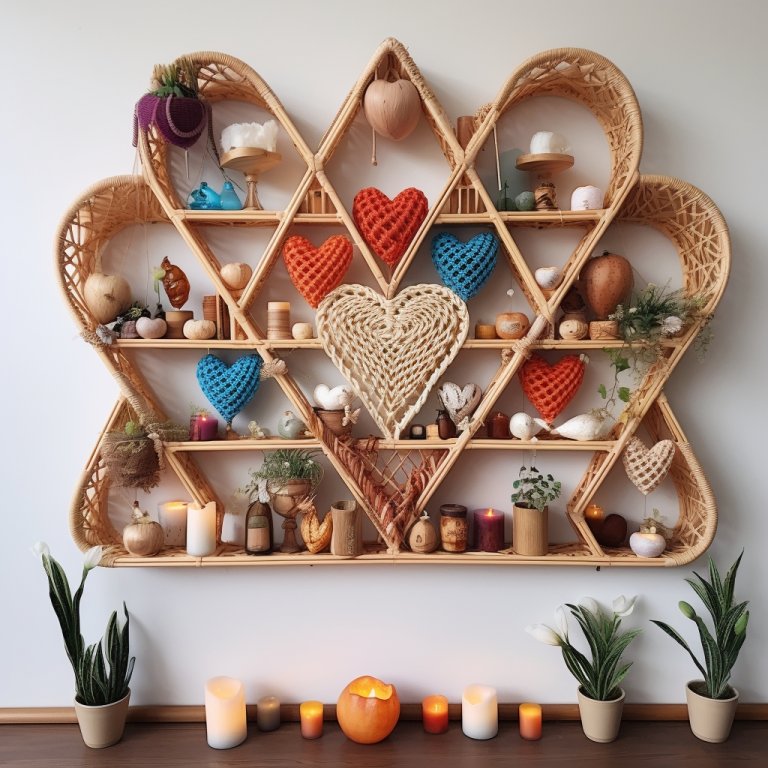 Elevate Your Space The Boho Charm of Wall Decor Shelves Interior