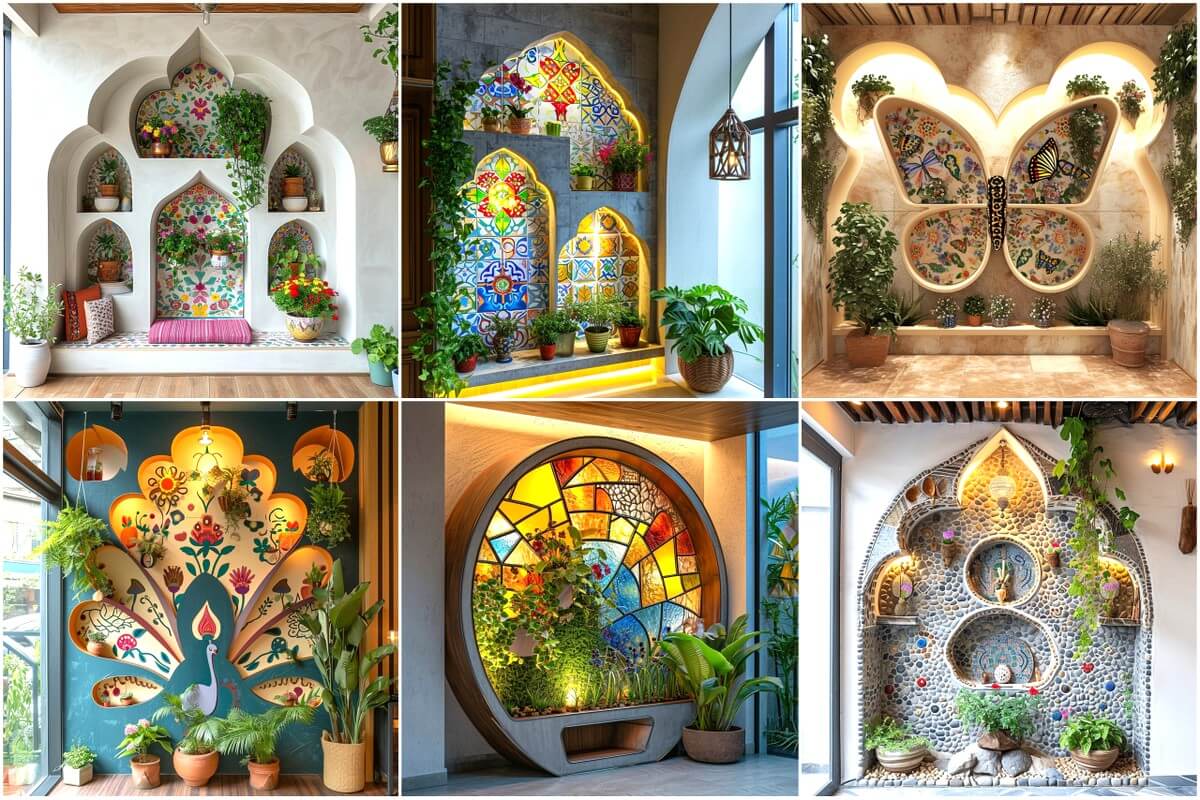 bohemian style wall niche (0)