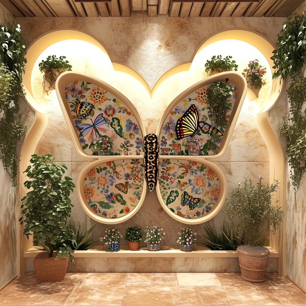 bohemian style wall niche (1)