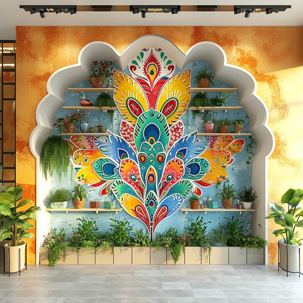 bohemian style wall niche (10)