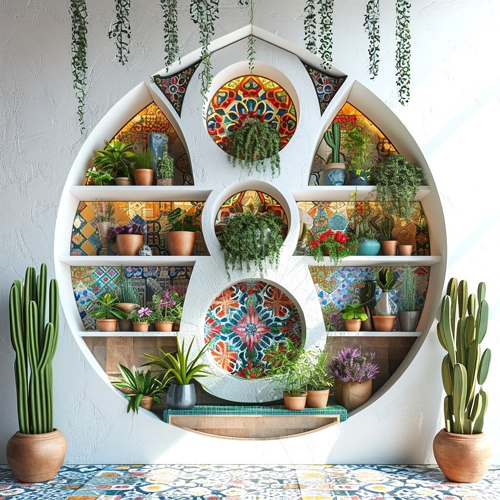 bohemian style wall niche (13)