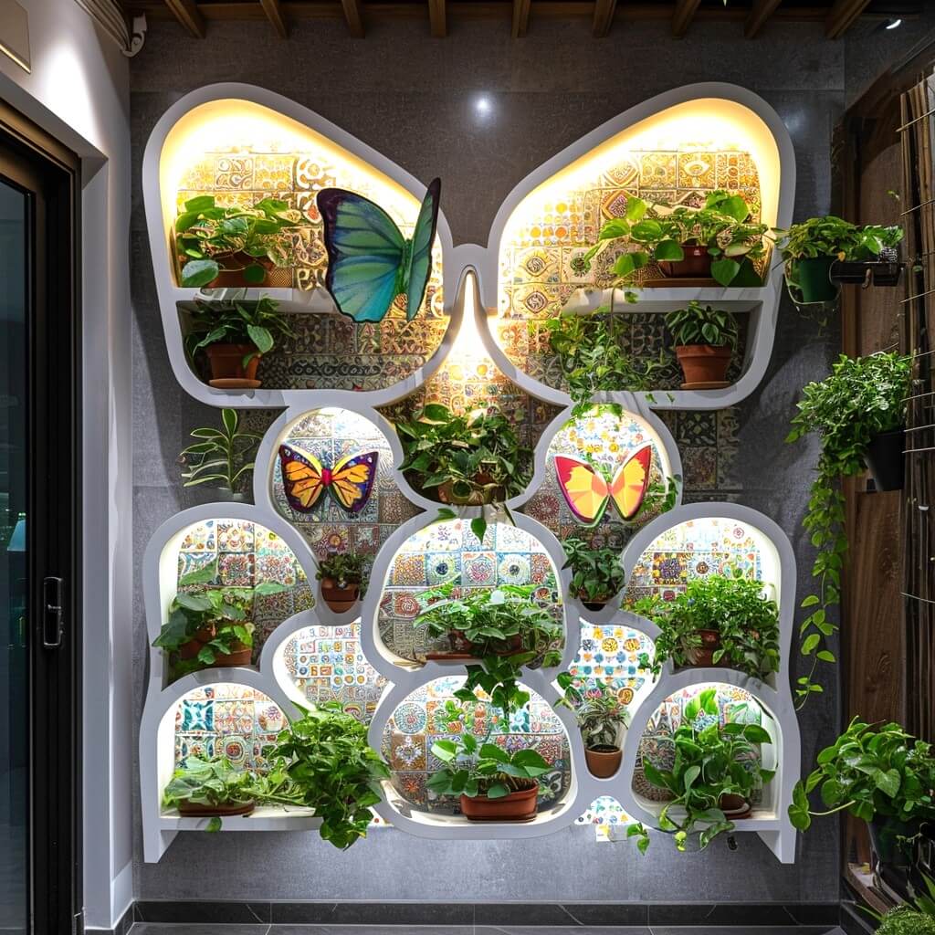 bohemian style wall niche (2)