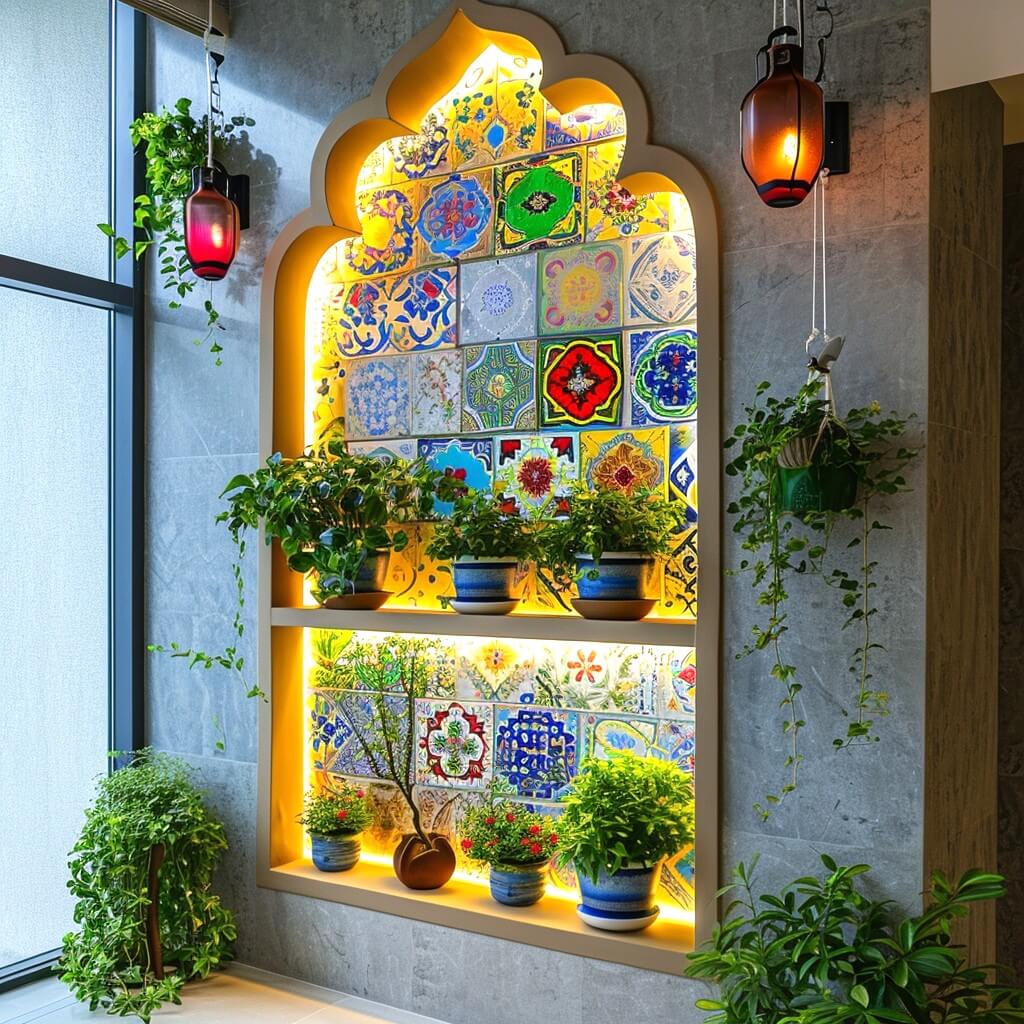 bohemian style wall niche (33)