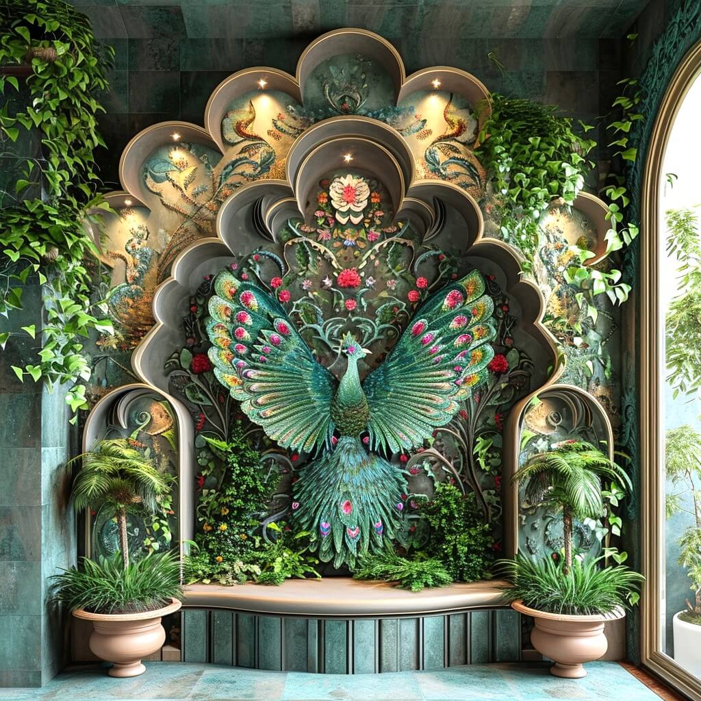 bohemian style wall niche (8)