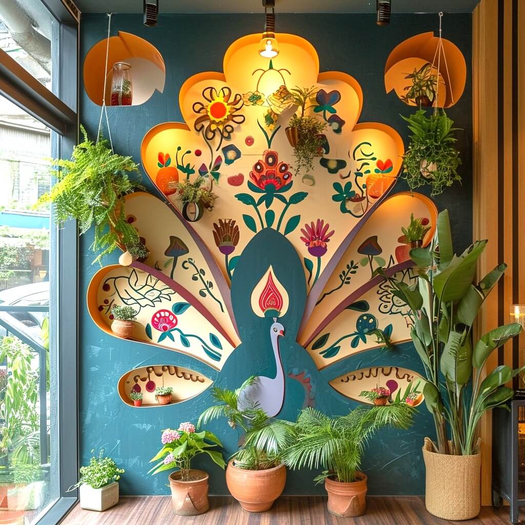 bohemian style wall niche (9)