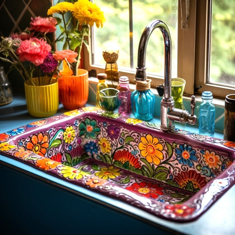 Nature’s Embrace in Your Kitchen: The Allure of the Hippie-Boho Sink ...