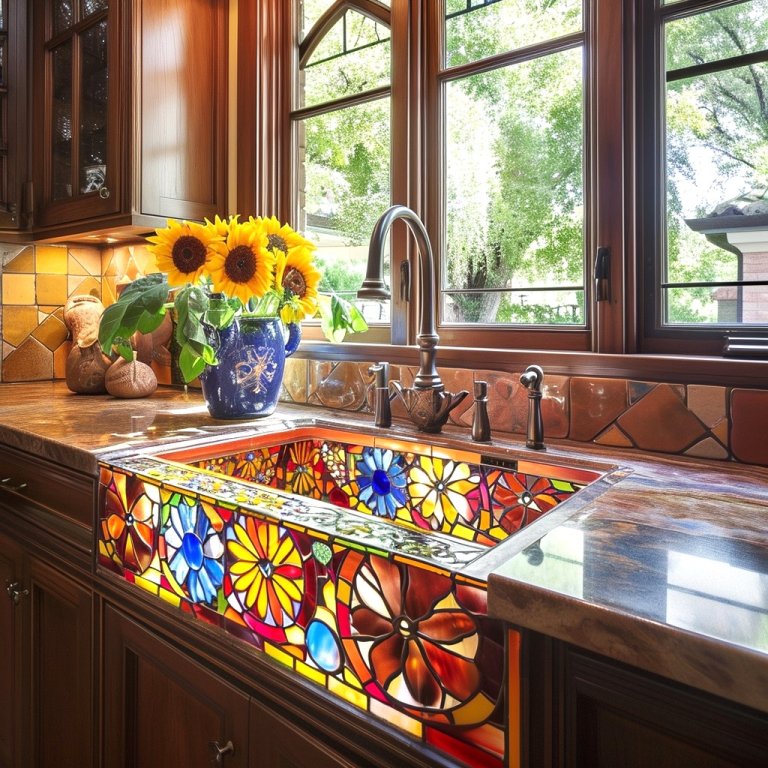 Nature’s Embrace in Your Kitchen: The Allure of the Hippie-Boho Sink | Interior Designing Home