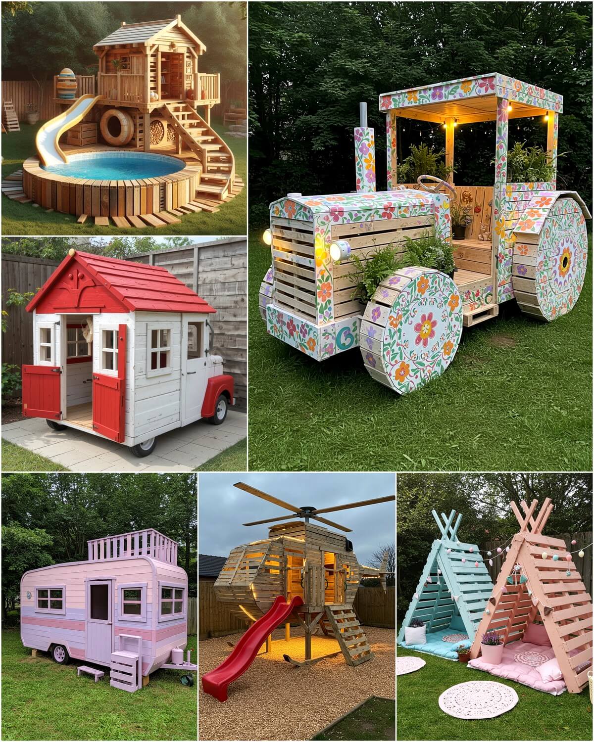 wooden pallet play houses (0)